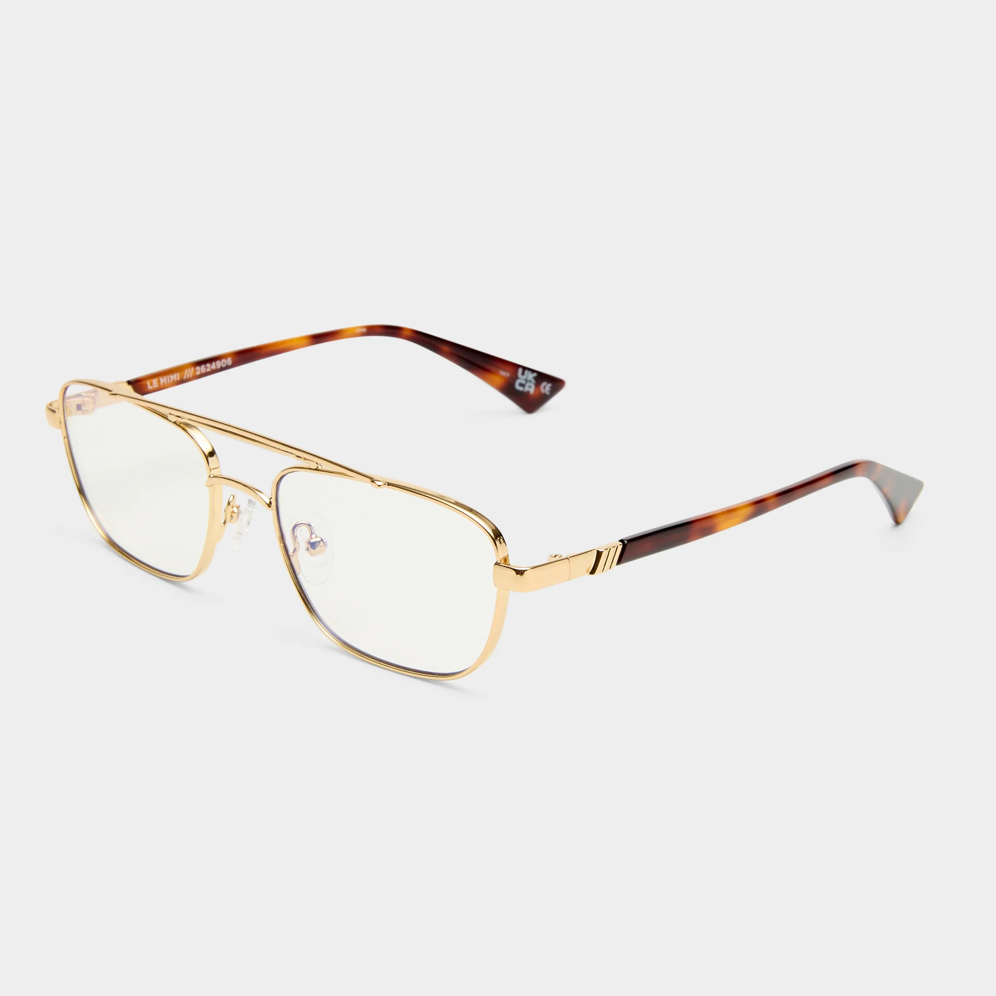 LE MIMI | GOLD BLUE LIGHT LENS - Image 3
